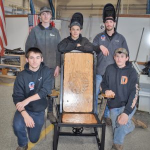 CCCTC Welding & Metal Fabrication Students Create Custom Chair