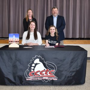 CCCTC Senior, Katelynn Finch, Signs Letter of Intent at Career & Technical Letter of Intent Signing Day