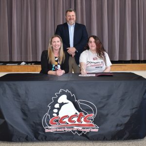 CCCTC Senior, Nicole Welker, Signs Letter of Intent at Career & Technical Letter of Intent Signing Day