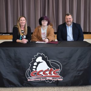 CCCTC Senior, Rebekah Long, Signs Letter of Intent at Career & Technical Letter of Intent Signing Day