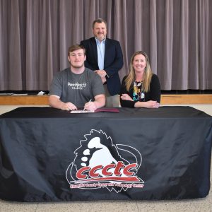 CCCTC Senior, Zachary Billotte, Signs Letter of Intent at Career & Technical Letter of Intent Signing Day