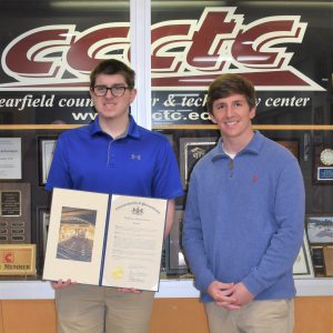 CCCTC Information Technology Student Receives Legislative Citation from Dallas Kephart