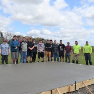 CCCTC Masonry & Carpentry Students Start Lawrence Township Recreational Park Project