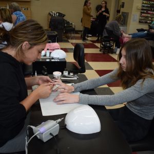 CCCTC Cosmetology Students Hold Spa Day