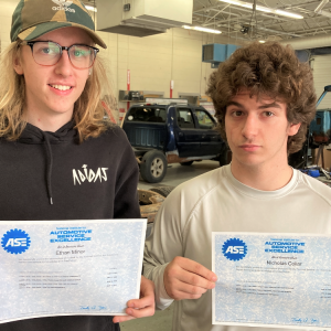 CCCTC Collision Repair Students Earn ASE Entry Level Certification