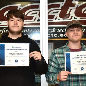 CCCTC Automotive Mechanics Students Earn Certification