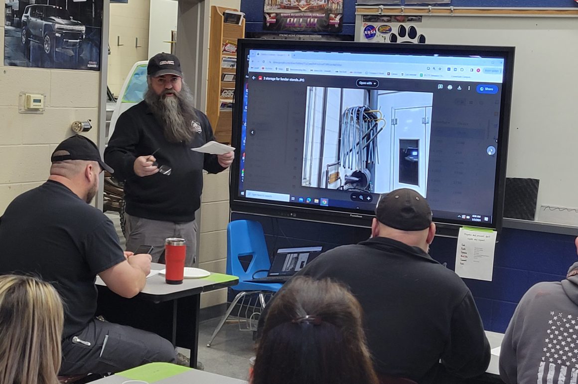 Collision Repair Instructor Shares Best Practices With Staff