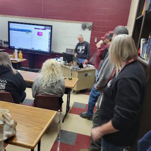 Carpentry Instructor Shares Best Practices With Staff