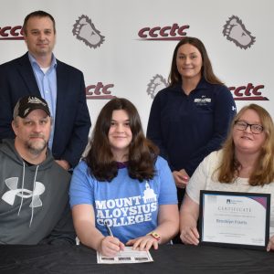 CCCTC Senior, Brooklyn Frantz, Signs Letter of Intent at Career & Technical Letter of Intent Signing Day