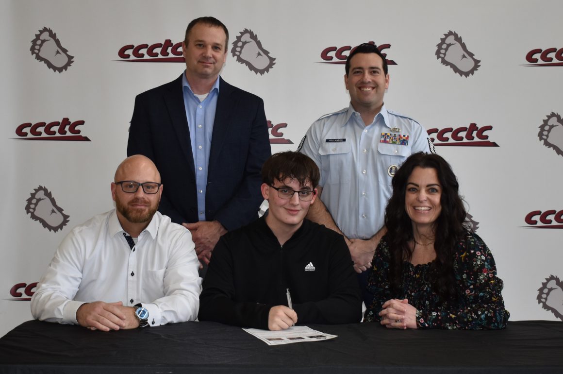 CCCTC Senior, Scott Shaw, Signs Letter of Intent at Career & Technical Letter of Intent Signing Day